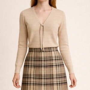 Givenchy- Tie Front Delicate Vintage Sweater Small